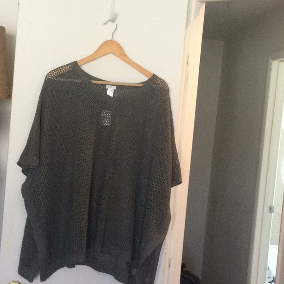 Tops | Jjill Poncho | Poshmark